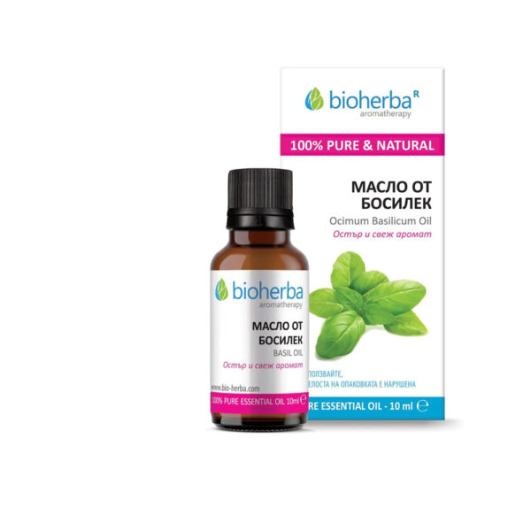 Етерично масло от Босилек / Basil oil Bioherba 10 ml