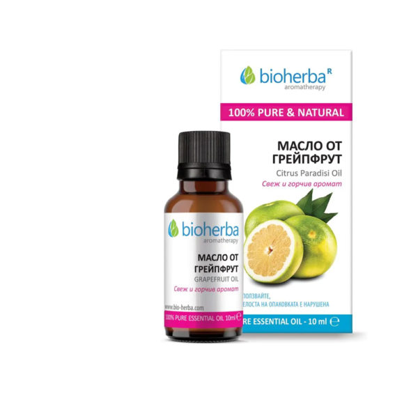 Етерично масло от Грейпфрут / Grapefruit oil Bioherba 10 ml