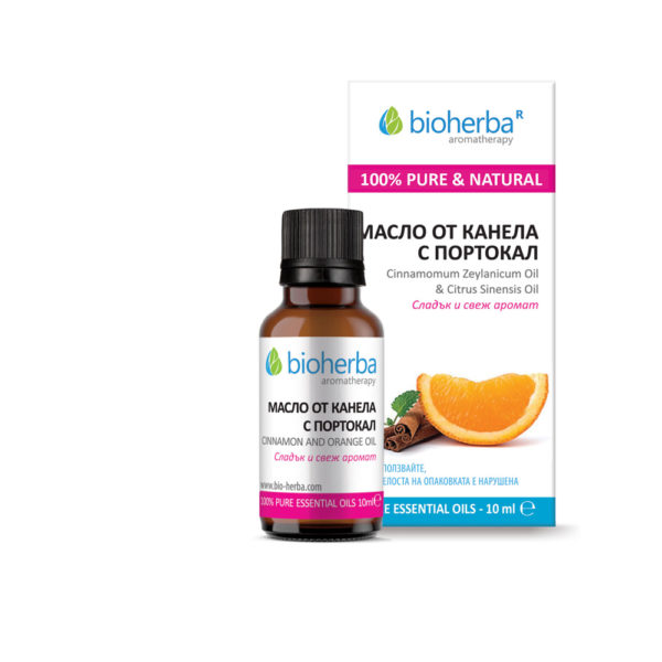 Етерично масло от Канела и Портокал / Cinnamon with Orange oil Bioherba 10 ml