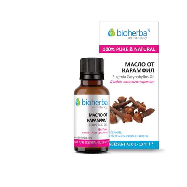 Етерично масло от Карамфил / Clove bud oil Bioherba 10 ml
