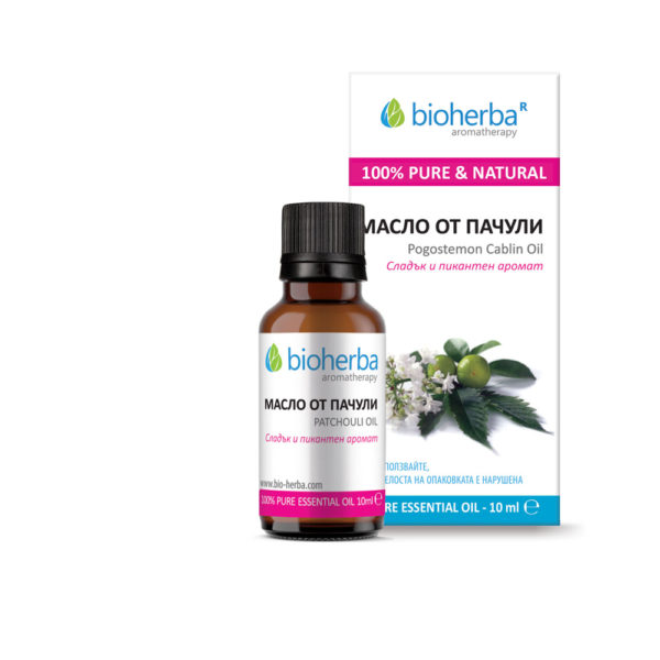 Етерично масло от Пачули / Patchouli oil Bioherba 10 ml