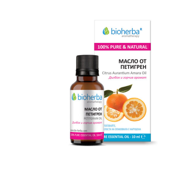 Етерично масло от Петигрен / Petitgrain oil Bioherba 10 ml