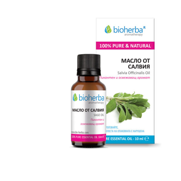 Етерично масло от Салвия / Salvia oil Bioherba 10 ml