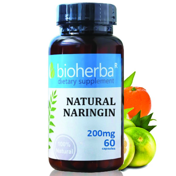 Натурален Нарингин / Natural Naringin Bioherba 200 mg x 60 капсули