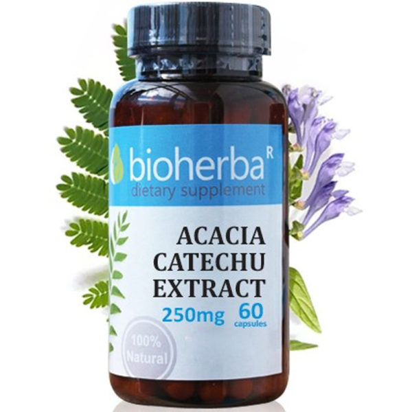 Акация Катеху / Acacia Catechu Bioherba 250 mg x 60 капсули