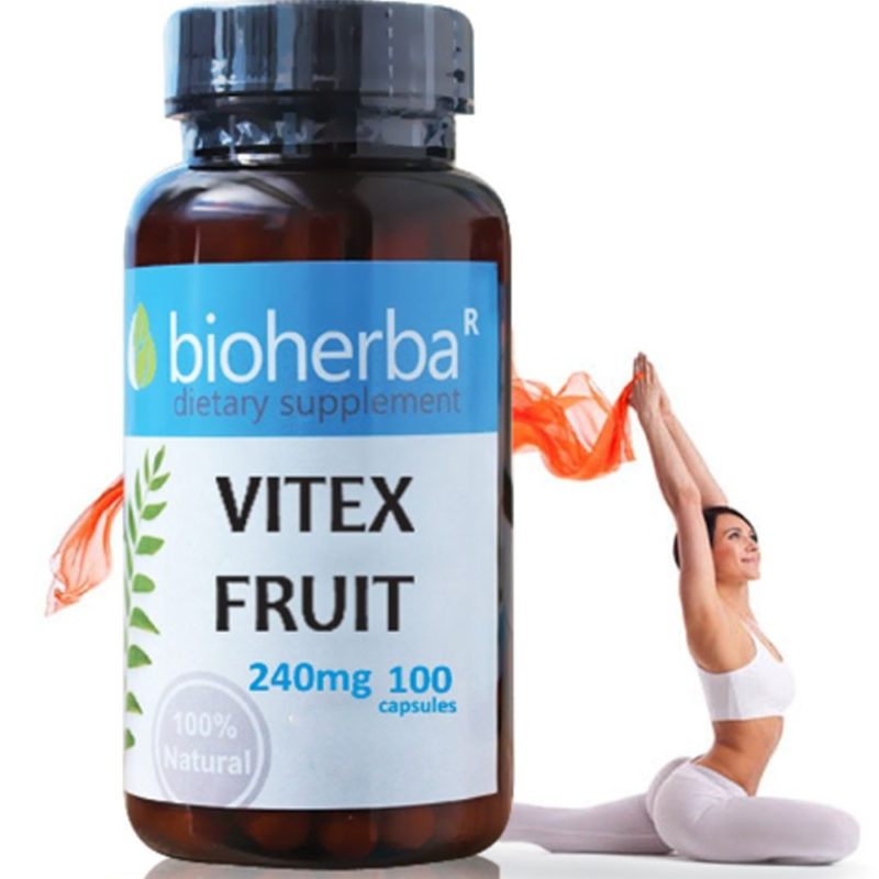 Витекс Плод / Vitex Fruit Bioherba 240 mg x 100 капсули