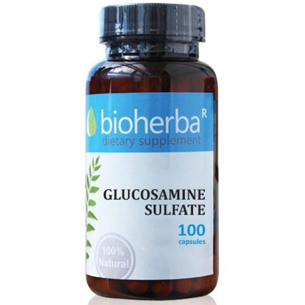 Bioherba Глюкозамин сулфат / Glucosamine Sulfate 430 mg x 100 капсули