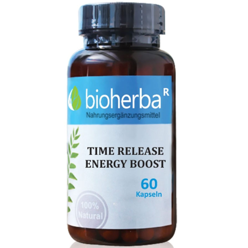 Bioherba Енергийна бомба / Energy Boost 370 mg x 60 капсули