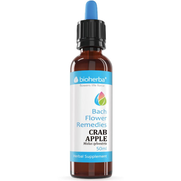 Bioherba Капки на Бах Crab Apple / Дива Ябълка 50 ml