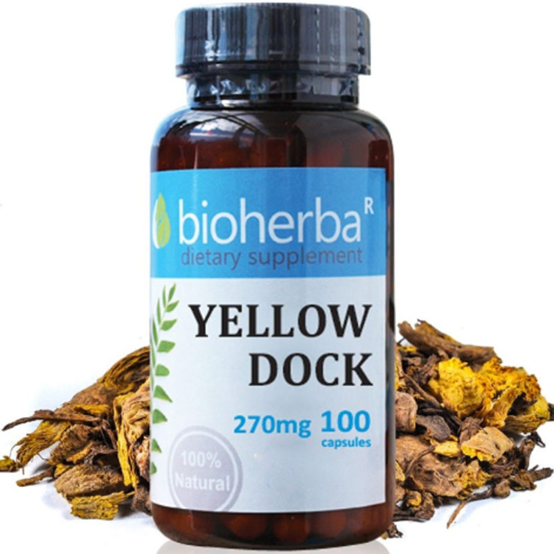 Лапад Къдрав / Yellow Dock Bioherba 270 mg x 100 капсули