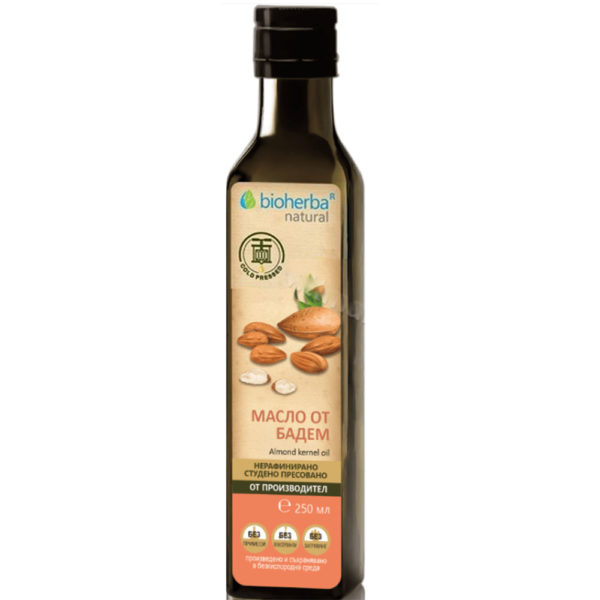 Bioherba Масло от Бадем / Almond Kernel Oil студено пресовано 250 ml