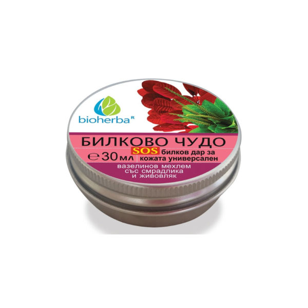 Bioherba Мехлем Билково чудо със смрадлика и живовляк 30 мл