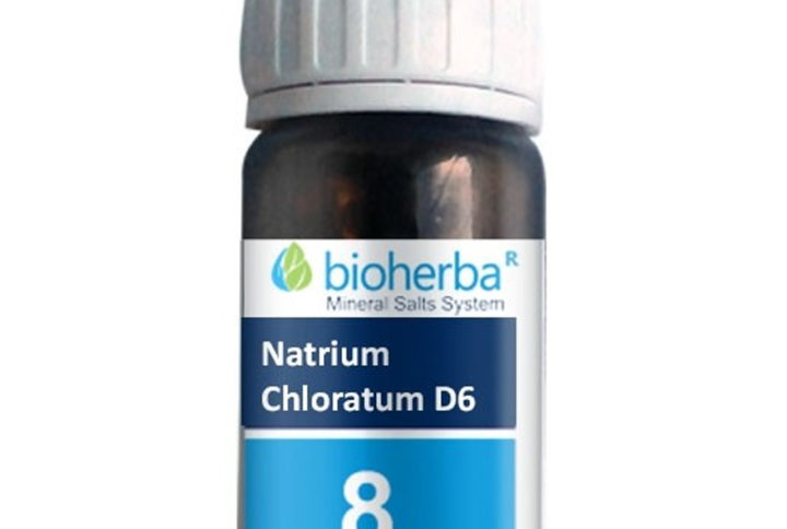 Bioherba Минерална сол №8 Natrium Chloratum D6 Натриум Хлоратум 100 mg x 230 таблетки