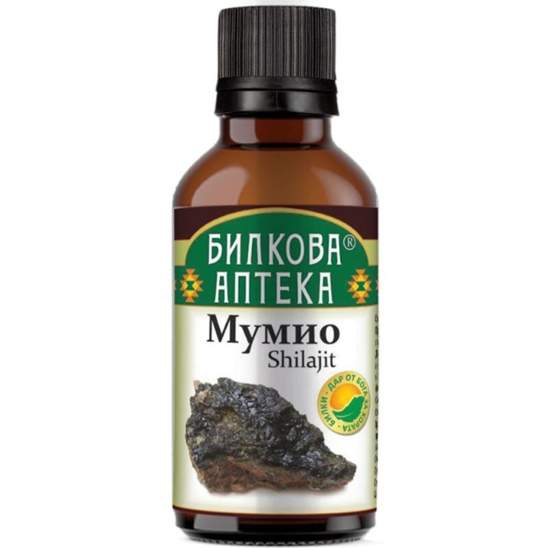 Тинктура Мумио Шилажит Bioherba 50 ml