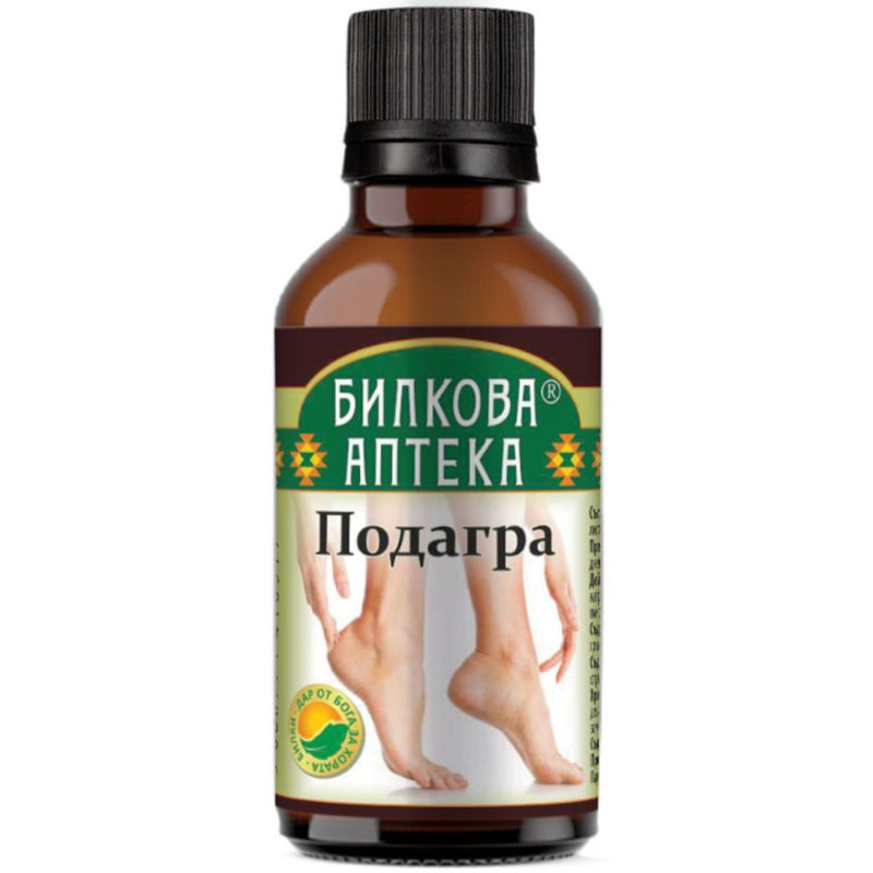 Тинктура Подагра Bioherba 50 ml