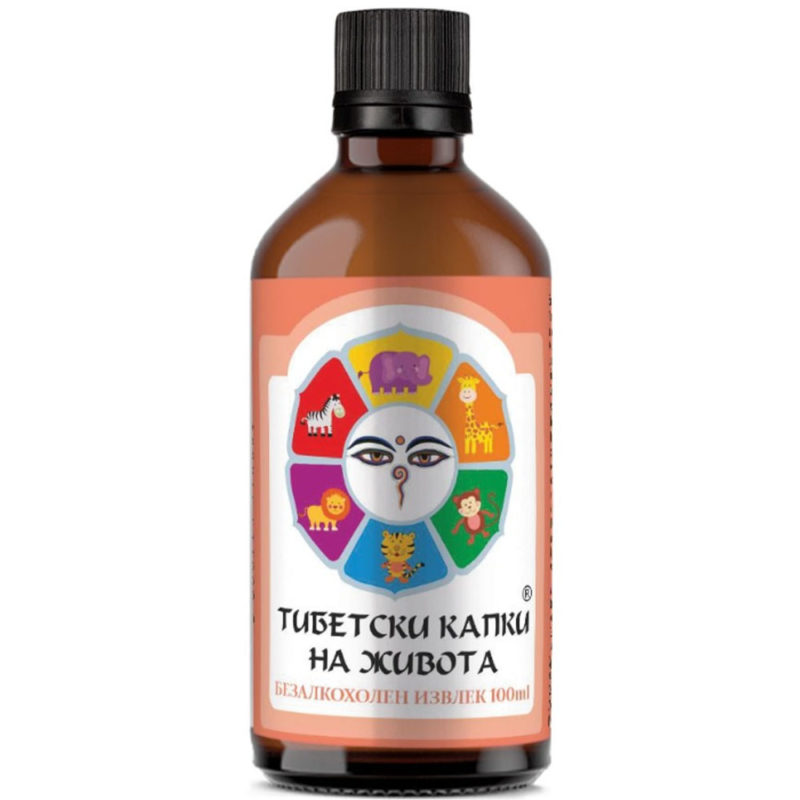 Тинктура Тибетски капки без алкохол Bioherba 100 ml