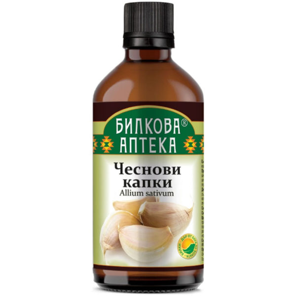 Тинктура Чеснови капки Bioherba 100 ml