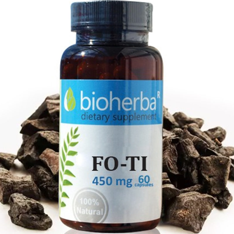 Bioherba Фо-Ти / Fo-Ti 450 mg x 60 капсули