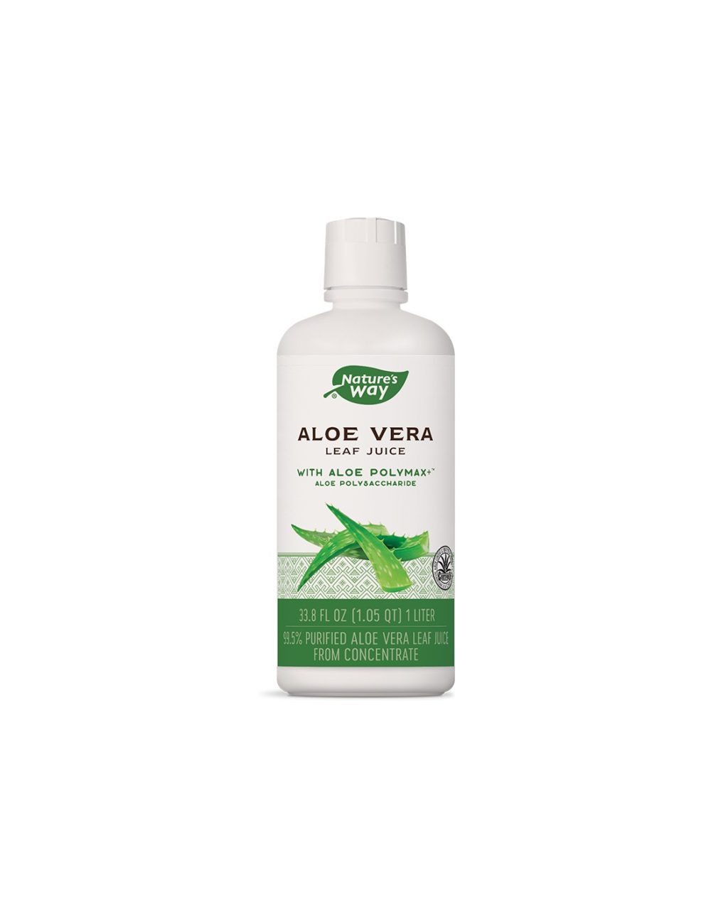 Aloe Vera Leaf Juice 99.5% / Алое Вера Сок от цели листа x 1L Nature’s Way