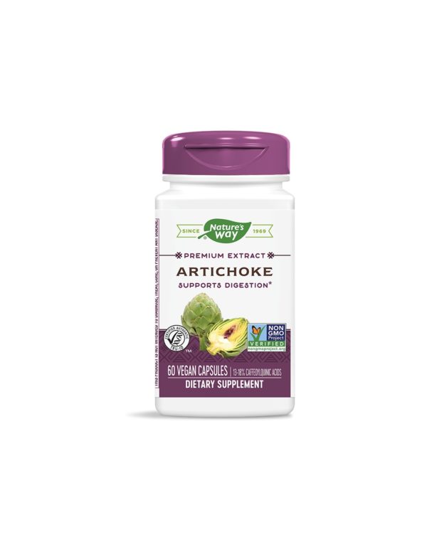Черен дроб и жлъчен мехур – Артишок, 450 mg, 60 капсули Nature’s Way
