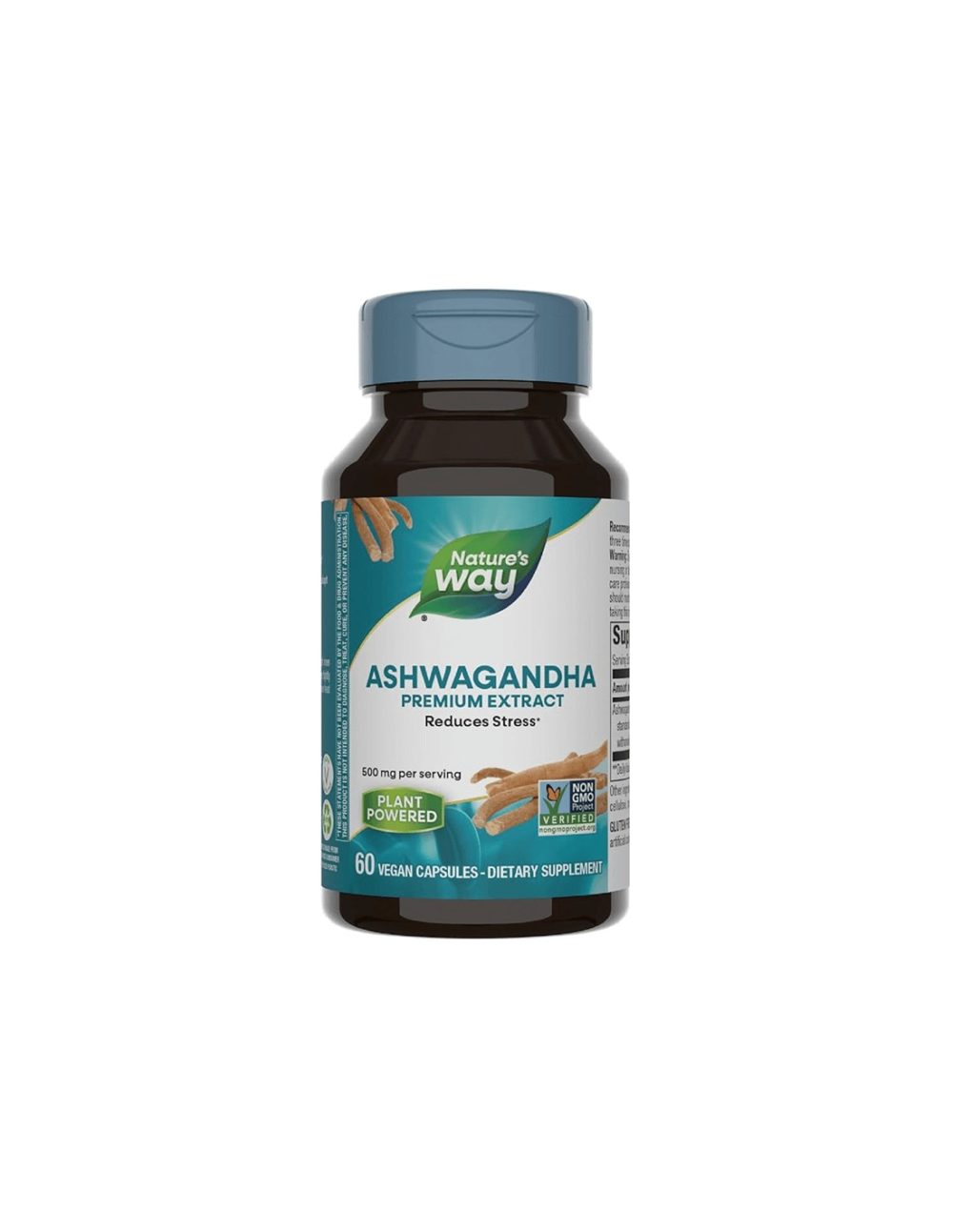 Ashwagandha/ Ашваганда 500 mg х 60 капсули Nature’s Way