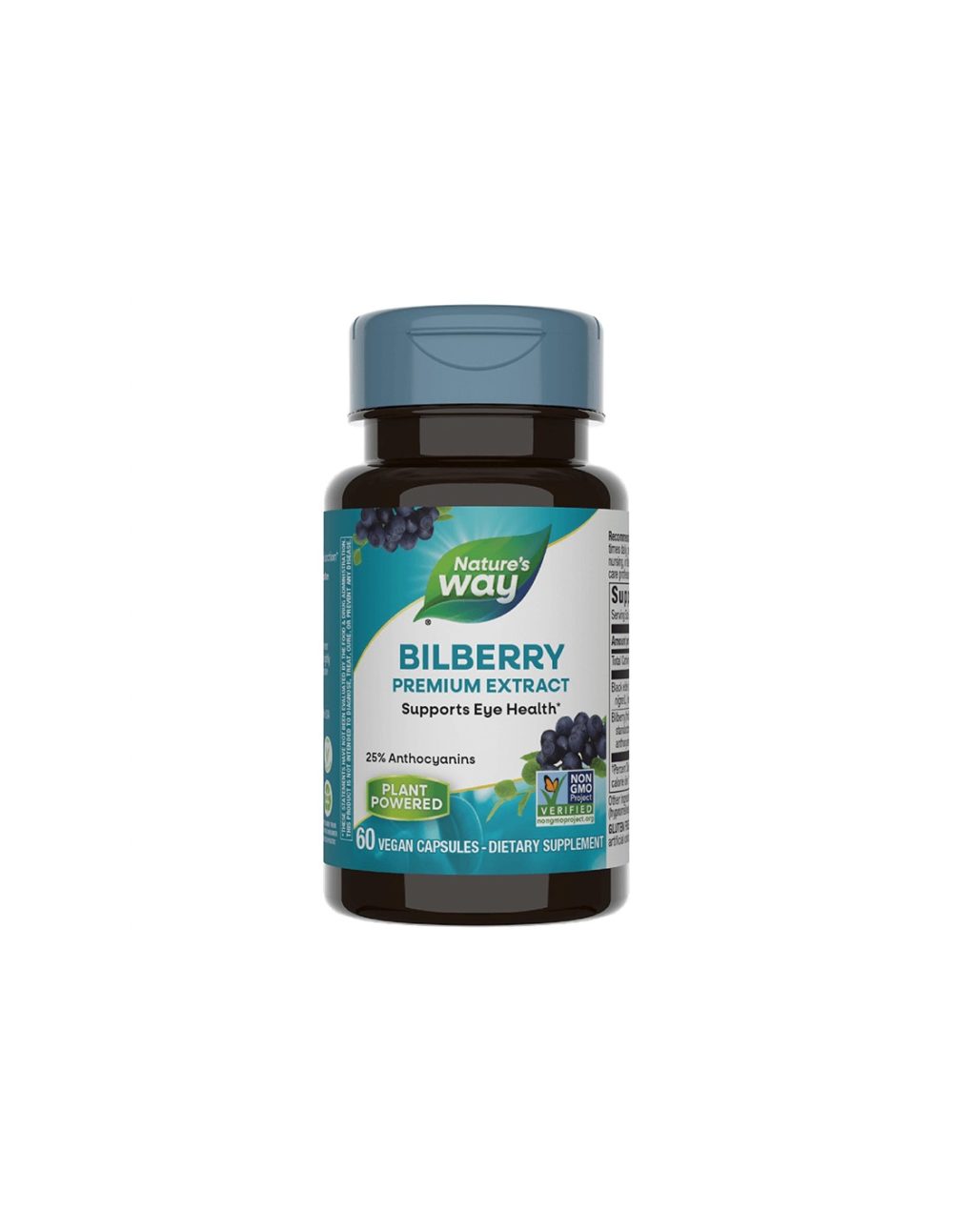 Bilberry-Черна боровинка – силно зрение, 60 капсули Nature’s Way