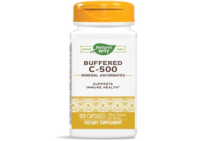 Витамин C с шипка – Vitamin C with Rose Hips 500 mg, 100 капсули Nature’s Way