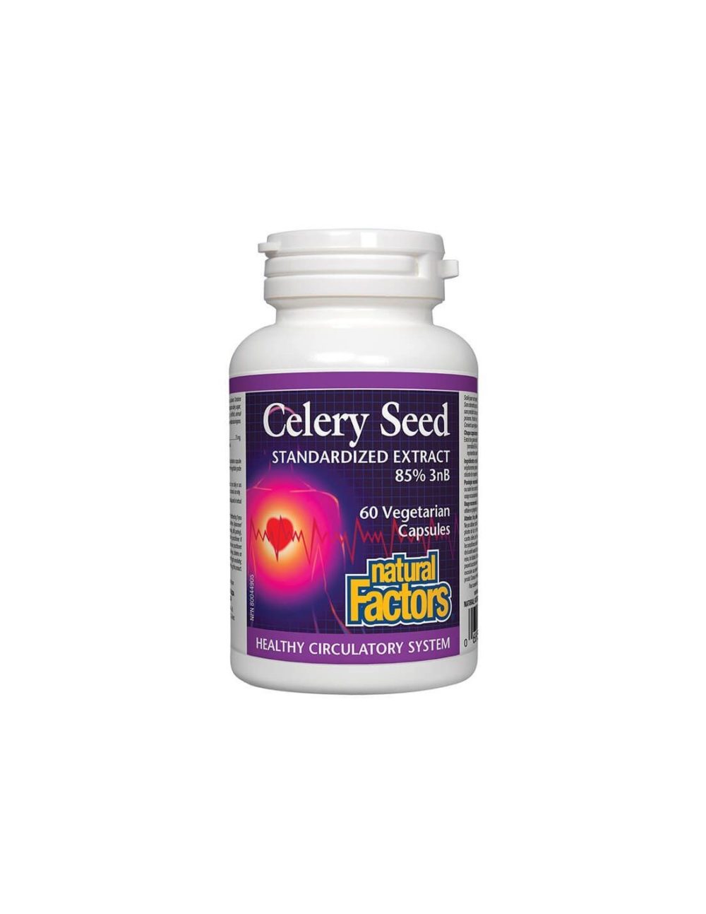 Подагра и високо кръвно налягане – Целина (семена) – Celery Seed  75 mg, 60 капсули Natural Factors