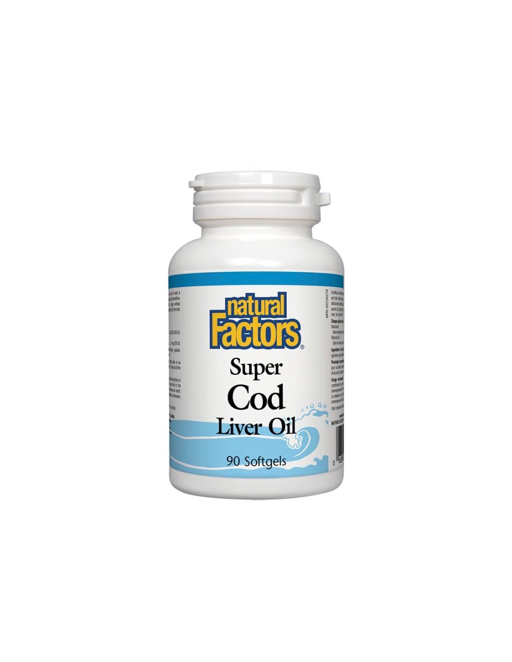 Super Cod Liver Oil/ Черен дроб на треска (масло) 1100 mg х 90 софтгел капсули Natural Factors