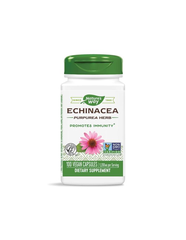 Echinacea Purpurea Herb/ Ехинацея (билка) 400 mg х 100 капсули Nature’s Way