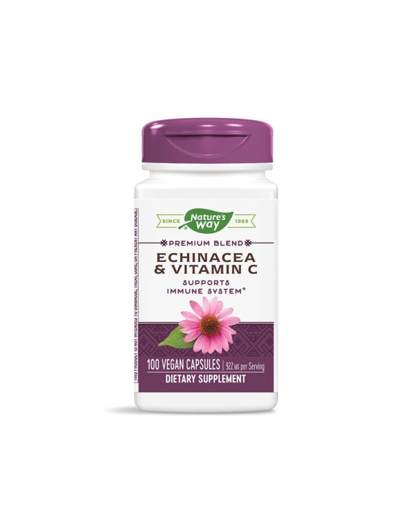 Echinacea & Vitamin C/ Ехинацея & Витамин C х 100 капсули Nature’s Way
