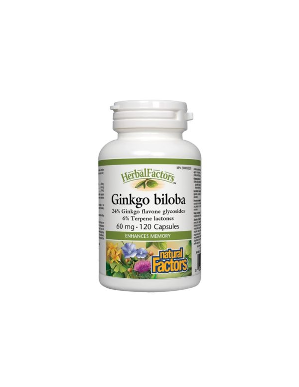 Ginkgo Biloba/ Гинко Билоба 60 mg х 120 капсули Natural Factors