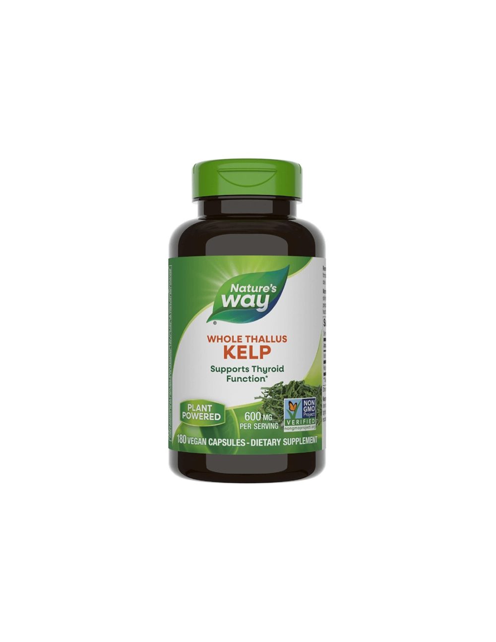 Kelp Whole Thallus/ Келп / Кафяви водорасли 600 mg x 180 капсули Nature’s Way