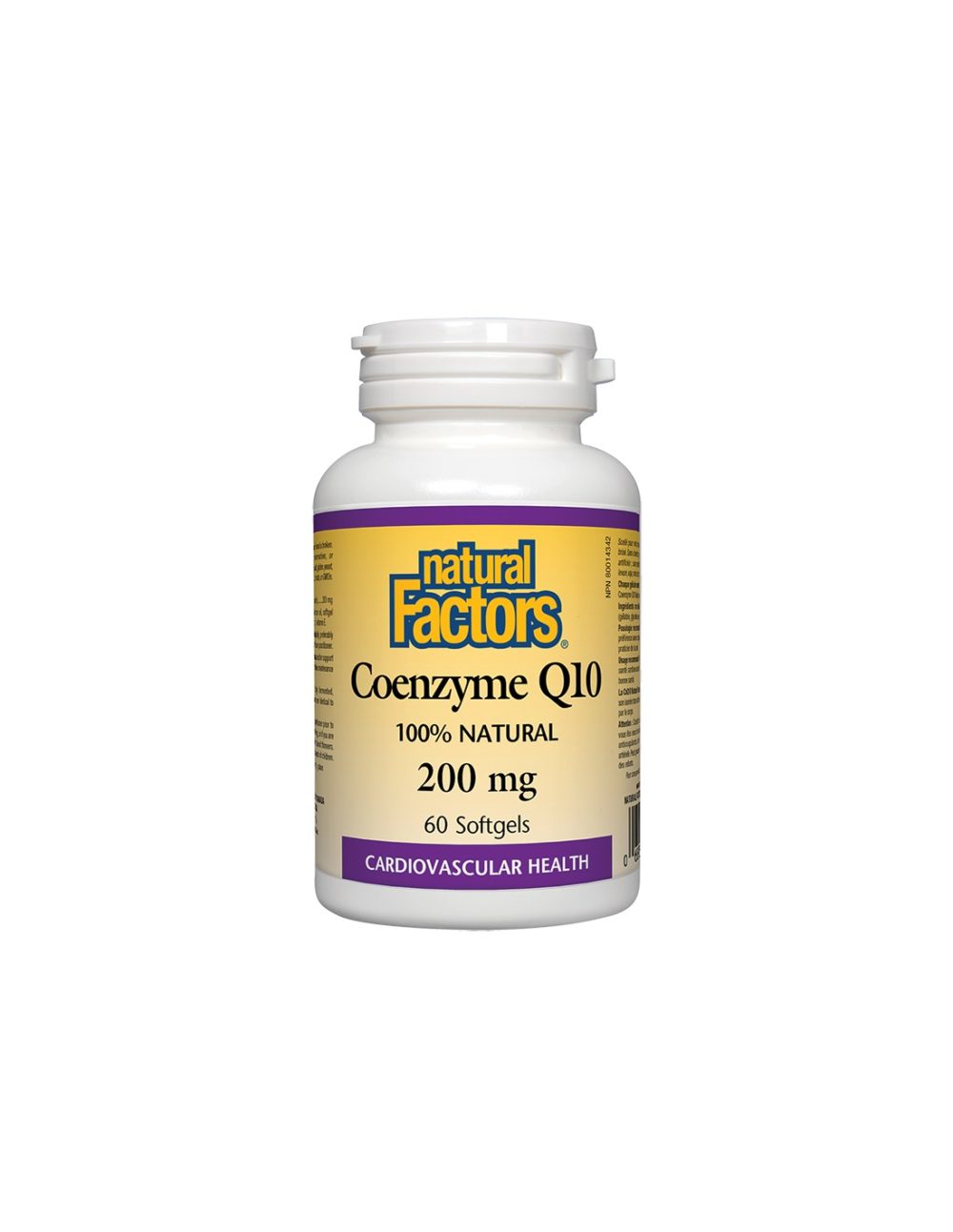 Coenzyme Q10/ Коензим Q10 200 mg х 60 софтгел капсули Natural Factors