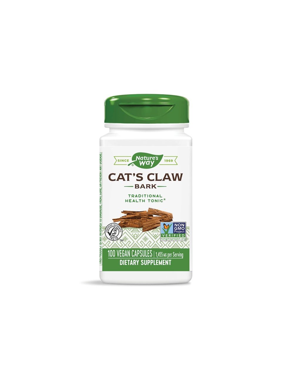 Cat`s Claw Bark/ Котешки нокът (кора) 485 mg х 100 капсули Nature’s Way