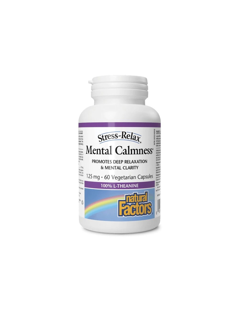 Л-Теанин,125 mg  – В подкрепа на нервната система, 60 капсули Natural Factors