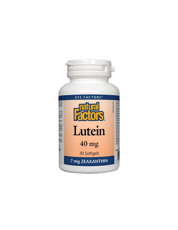 Lutein / Лутеин 40 mg + Зеаксантин х 30 софтгел капсули Natural Factors