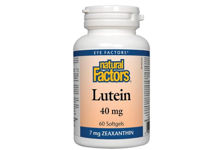 Lutein / Лутеин 40 mg + Зеаксантин х 30 софтгел капсули Natural Factors