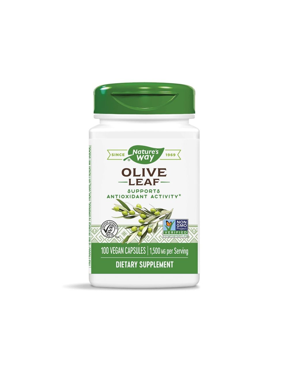 Olive Leaf/ Маслина (лист) 500 mg х 100 капсули Nature’s Way