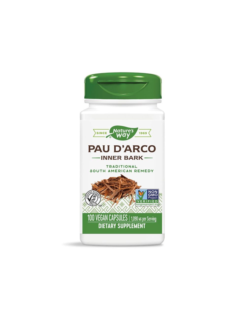 Pau D`Arco Inner Bark/ Мравчено дърво (вътрешна кора) х 100 капсули Nature’s Way