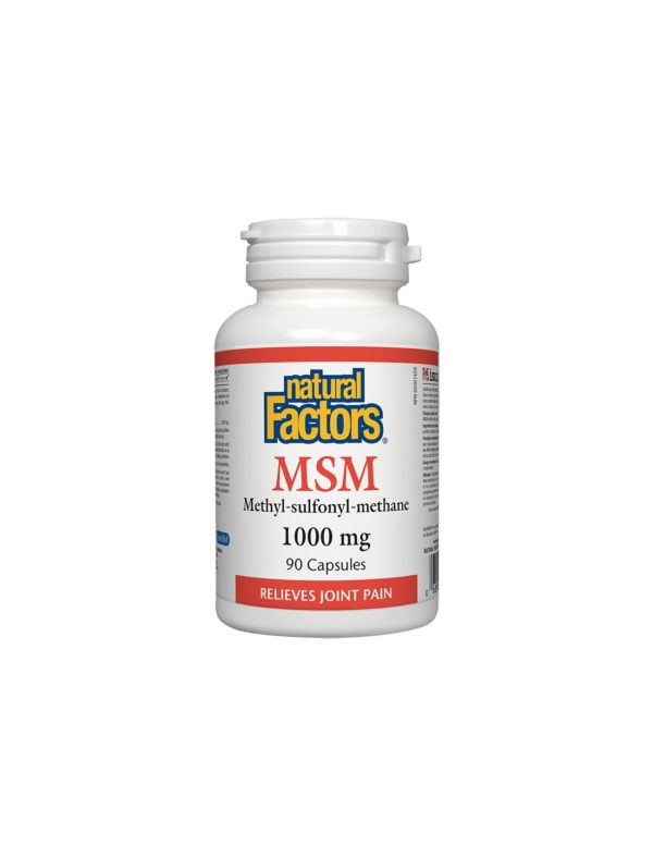 MSM/ МСМ – Метил-Сулфонил-Метан 1000 mg х 90 капсули Natural Factors