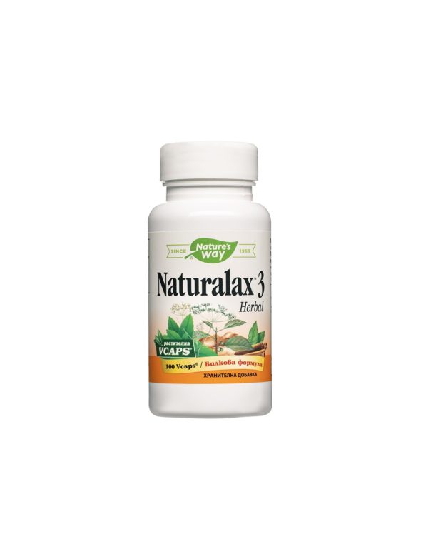 Naturalax 3 Herbal / Натуралакс 3 Билкова формула, 100 V капсули Nature’s Way