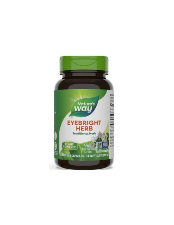 Eyebright Herb – Очанка – билка за здрави очи, 430 mg, 100 капсули  Nature’s Way