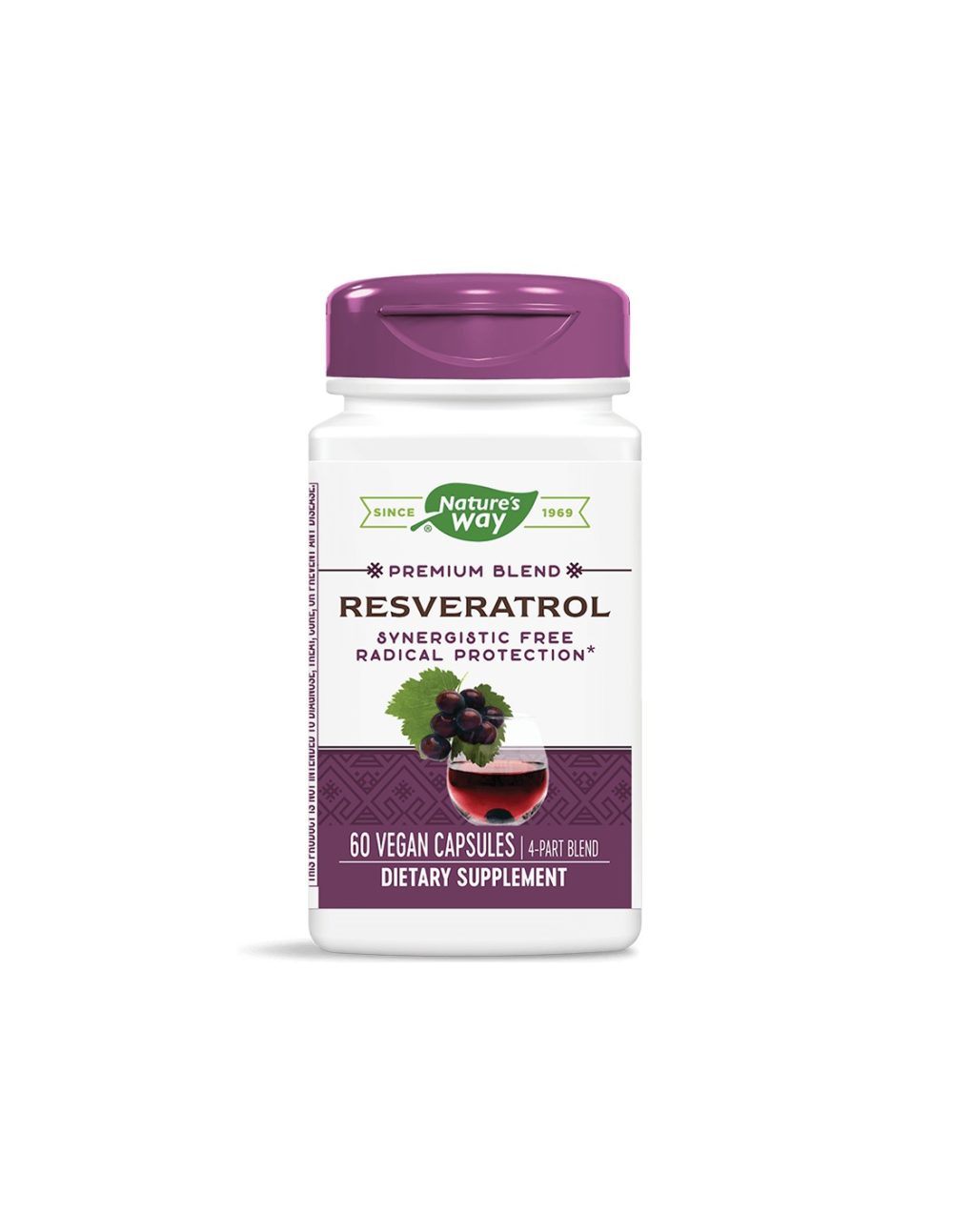 Resveratrol – Ресвератрол, 60 капсули  Nature’s Way