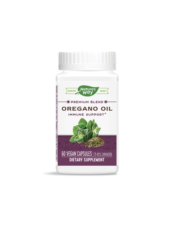 Oregano Oil 75-85% Carvacrol/ Риган масло х 60 капсули Nature’s Way