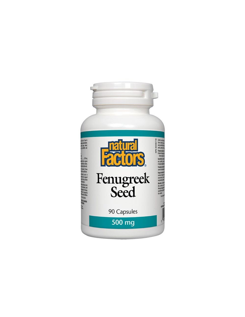 Fenugreek Seed –  Сминдух (семена), 500 mg, 90 капсули Natural Factors
