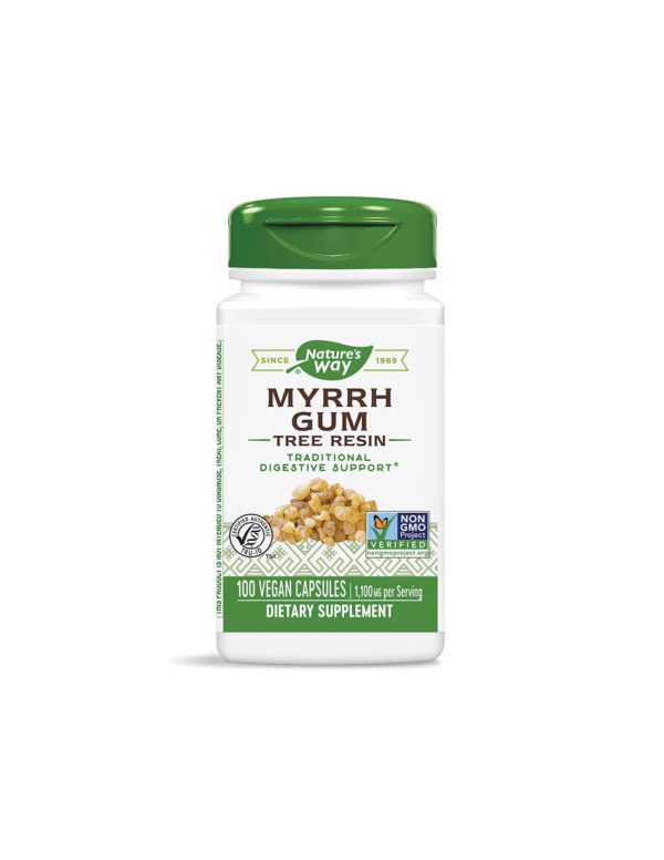 Myrrh Gum Tree Resin/ Смирна (смола) 550 mg х 100 капсули  Nature’s Way