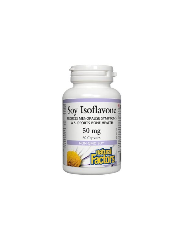 Soy Isoflavone/ Соя Изофлавони 50 mg х 60 капсули Natural Factors