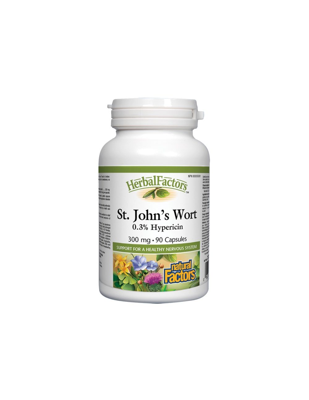 St. John`s Wort/ Жълт кантарион 300 mg х 90 капсули Natural Factors