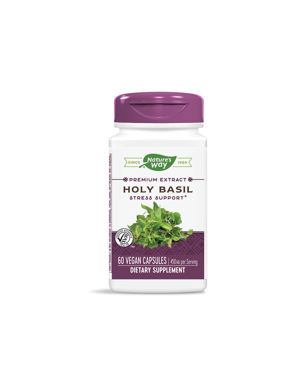 Holy Basil/ Свещен босилек 450 mg х 60 капсули Nature’s Way